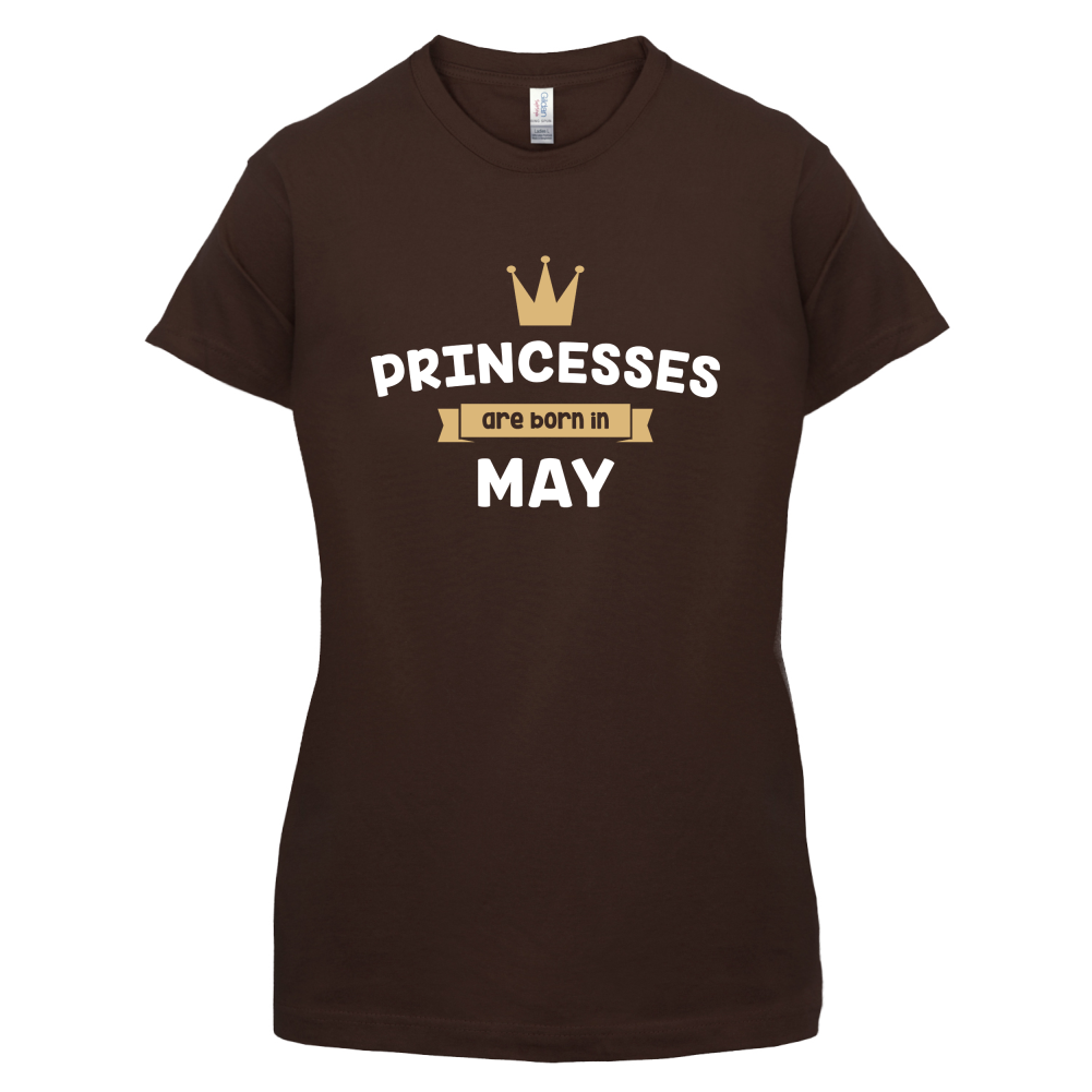 Princesses Are Born In May T Shirt