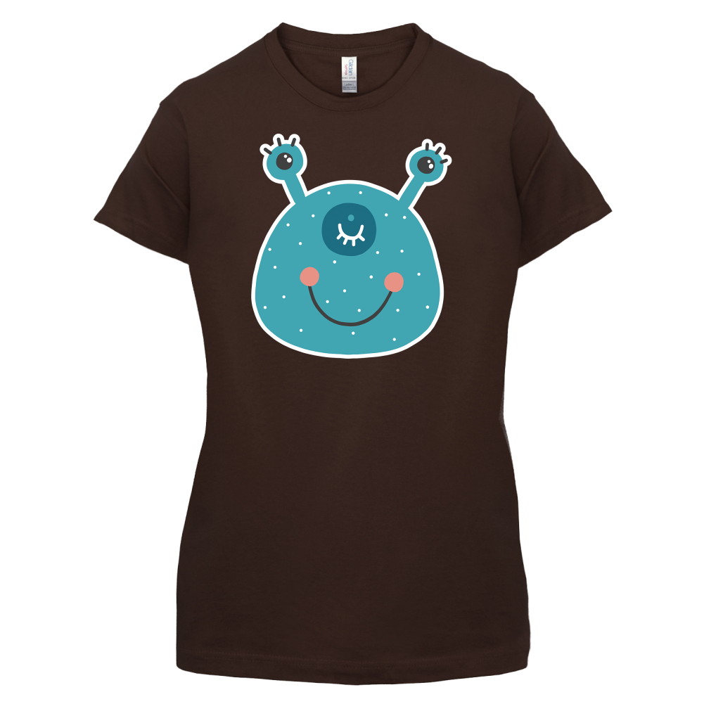 Smiley Face Alien T Shirt