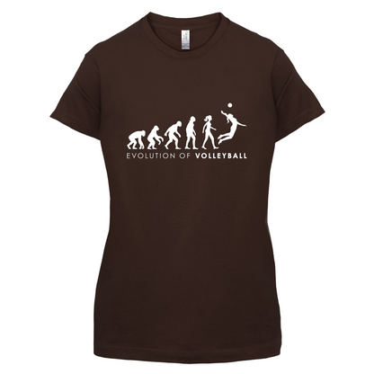 Evolution Of Woman Volleyball T Shirt