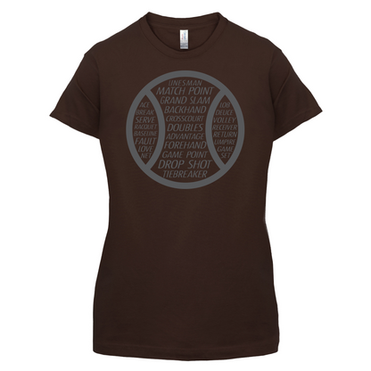 Tennis Word Ball T Shirt