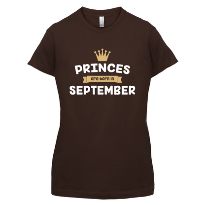 Princes Are Born In September T Shirt