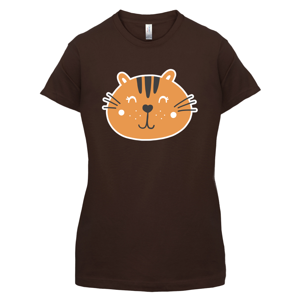 Smiley Face Tiger T Shirt