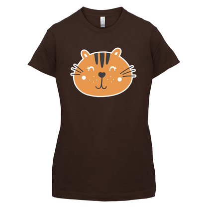 Smiley Face Tiger T Shirt