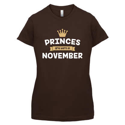 Princes Are Born In November T Shirt