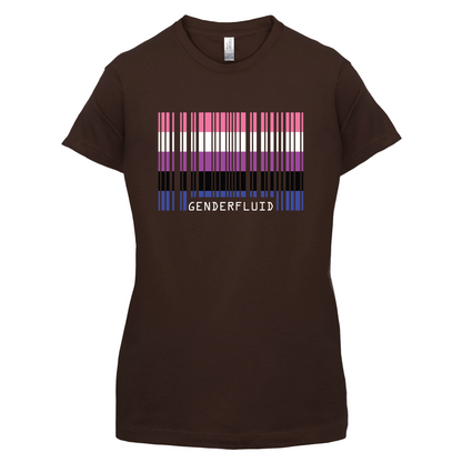 LGBT Barcode Flags - Gender Fluid T Shirt