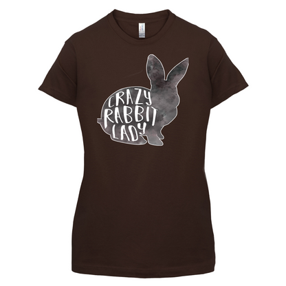 Crazy Rabbit Lady T Shirt