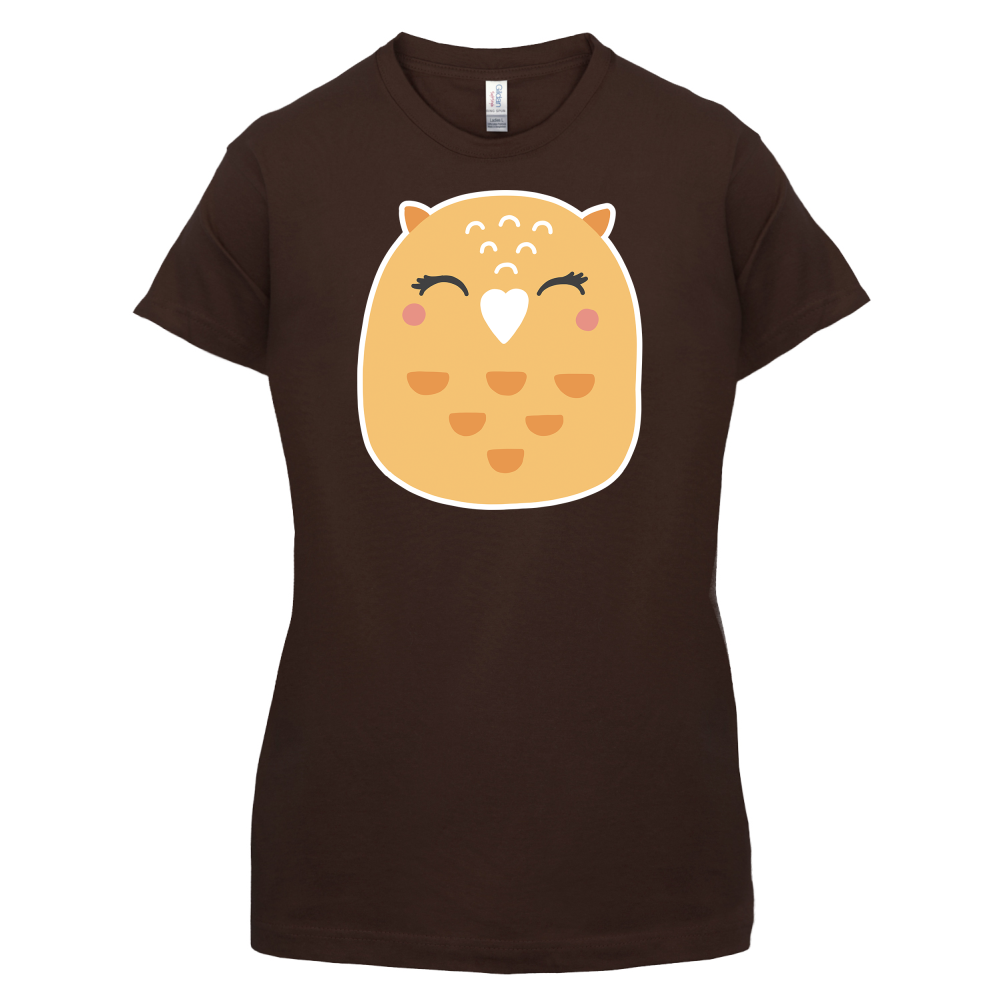 Smiley Face Mrs Owl T Shirt