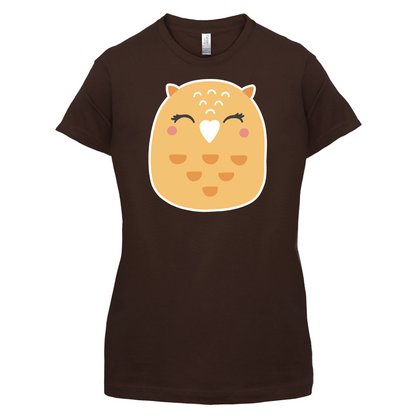 Smiley Face Mrs Owl T Shirt