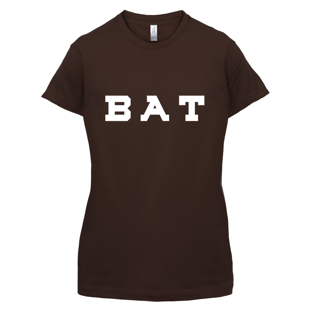 Justcie Bat College Style T Shirt