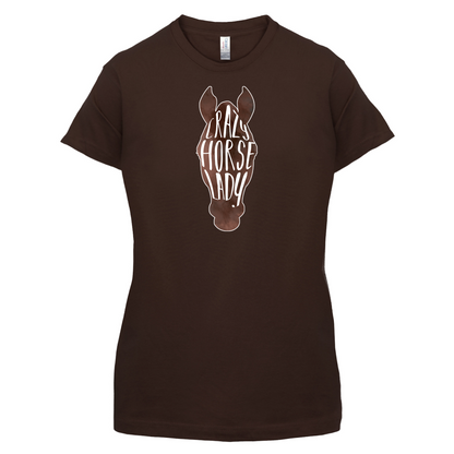 Crazy Horse Lady T Shirt