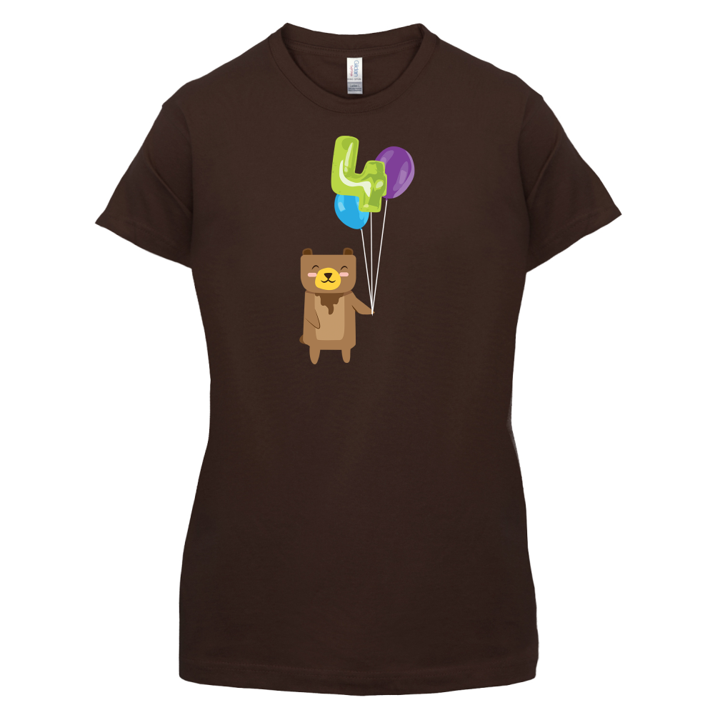 4th Birthday Bear T Shirt