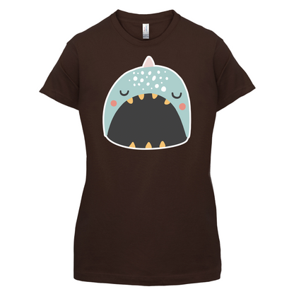Smiley Face Narwhal T Shirt