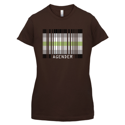 LGBT Barcode Flags - Agender T Shirt
