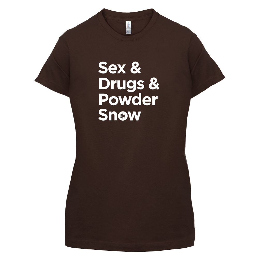 Sex & Drugs & Powder Ski T Shirt