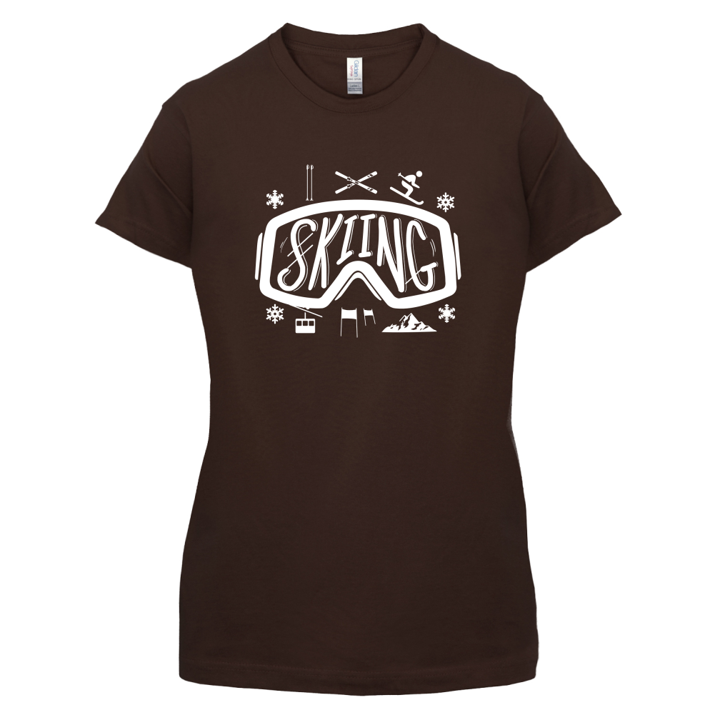 Skiing Goggles T Shirt