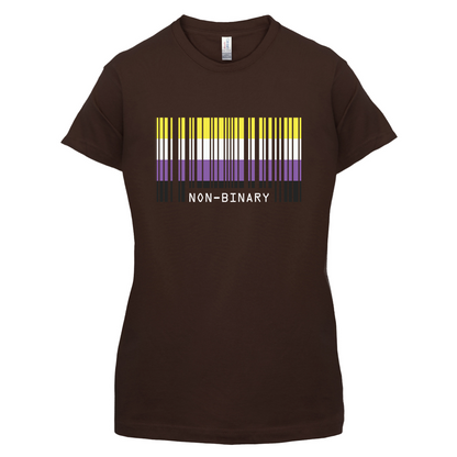 LGBT Barcode Flags - Nonbinary T Shirt