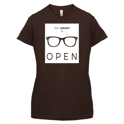 Library Is Open T Shirt
