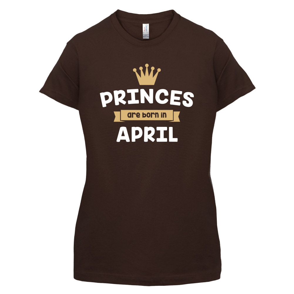 Princes Are Born In April T Shirt