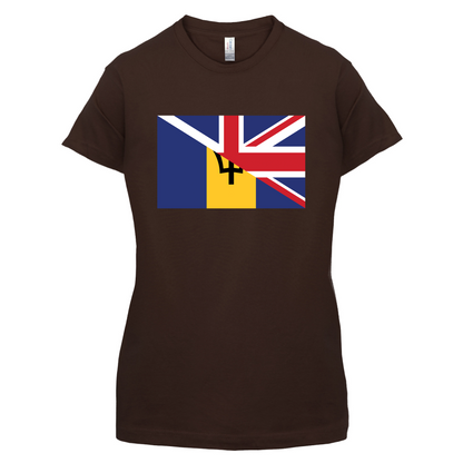 Half Barbados Half UK T Shirt