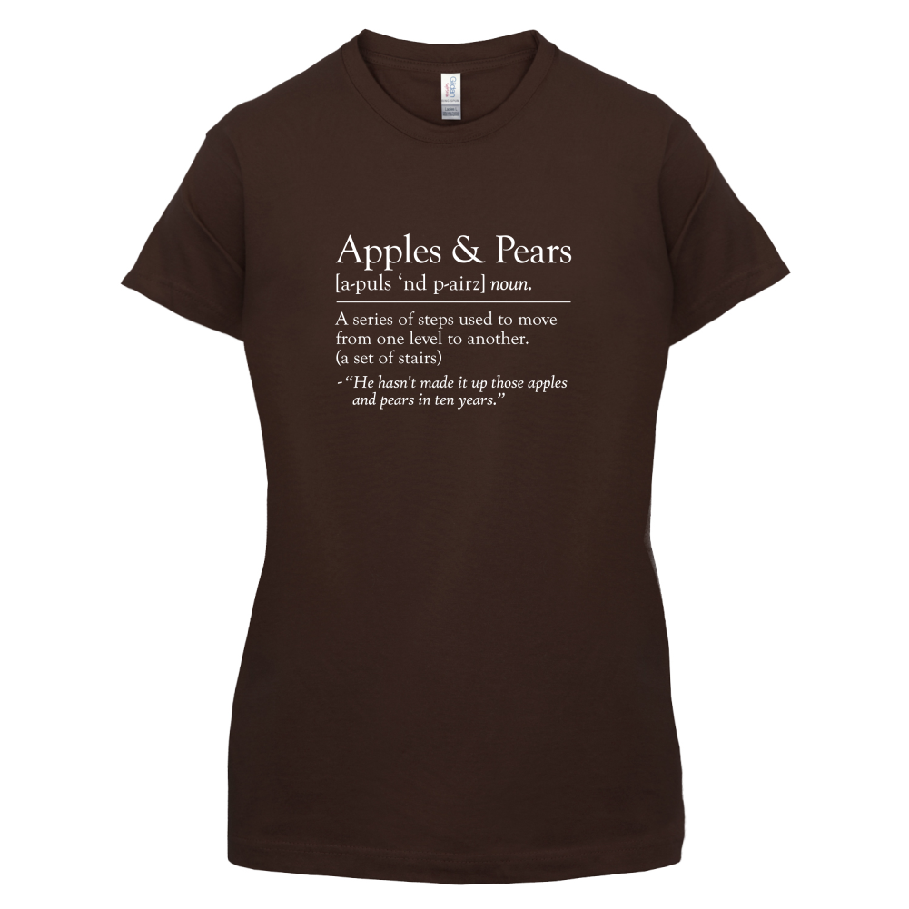 Apples & Pears Defenition  T Shirt
