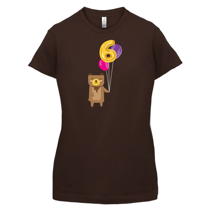 6th Birthday Bear T Shirt