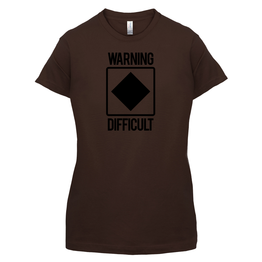 Warning Difficult T Shirt