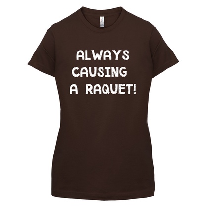 Causing A Raquet T Shirt