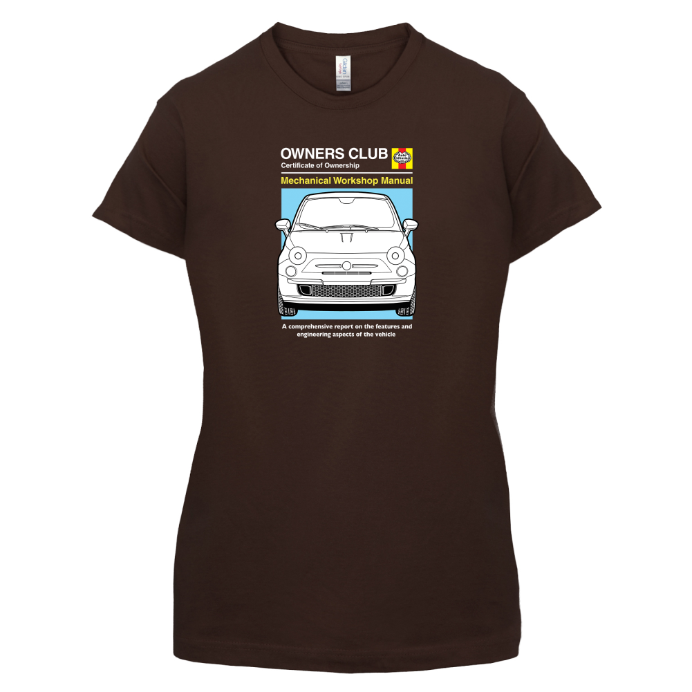 Car Owners Manual Fiat 500 T Shirt