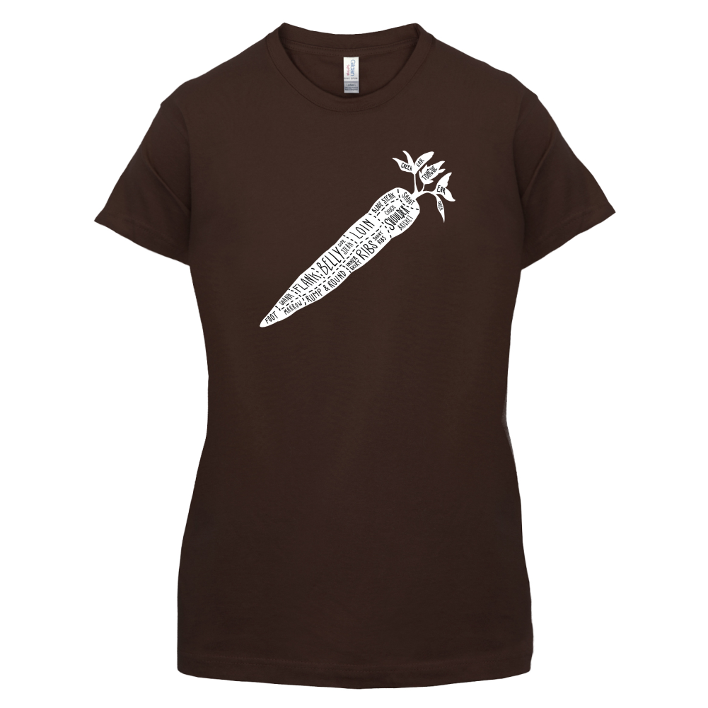 Butcher Carrot Diagram T Shirt