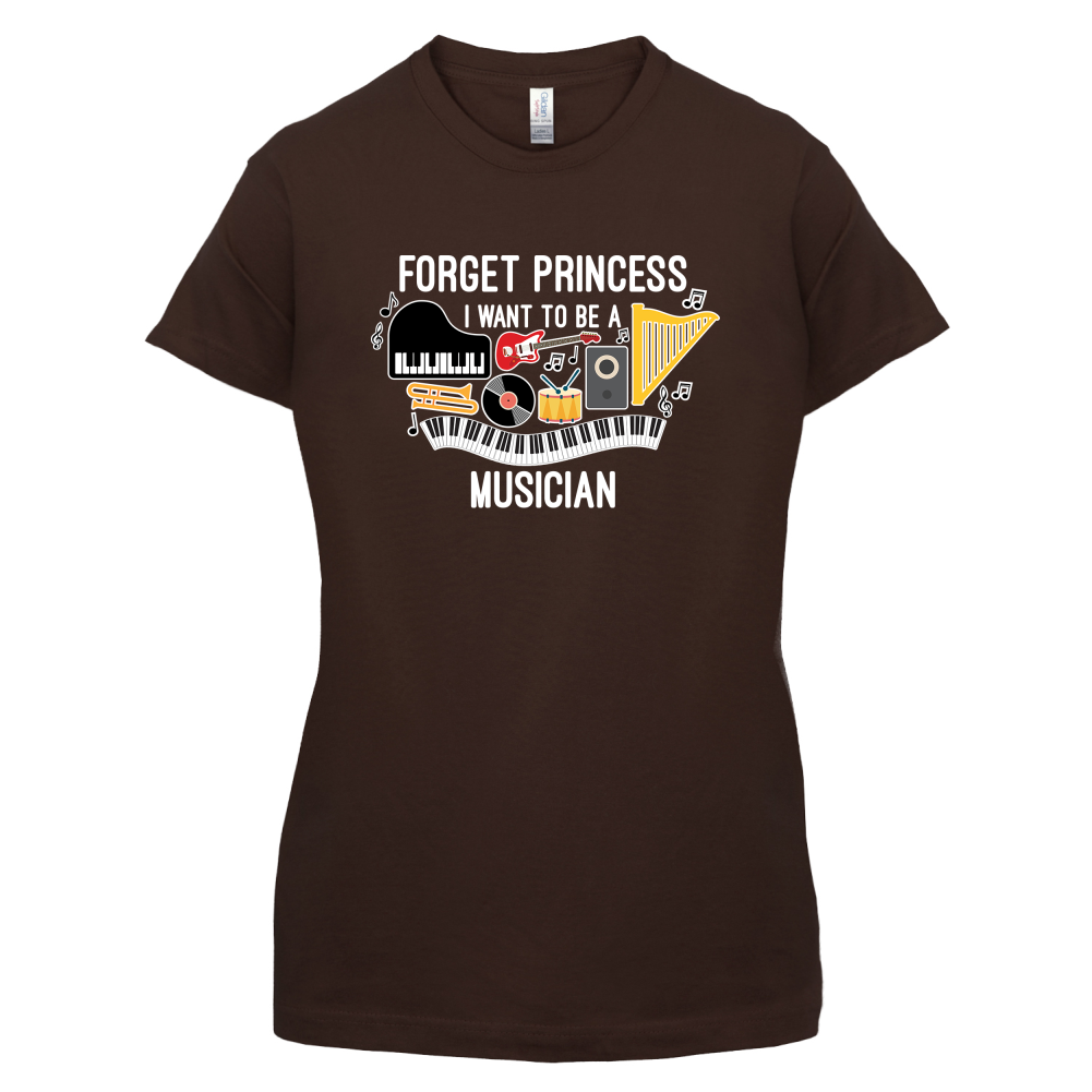 Forget Princess Musician T Shirt