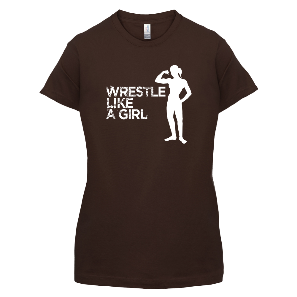 Wrestle Like A Girl T Shirt