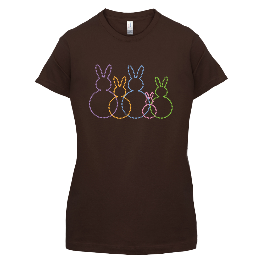 Bunny Family Outline T Shirt