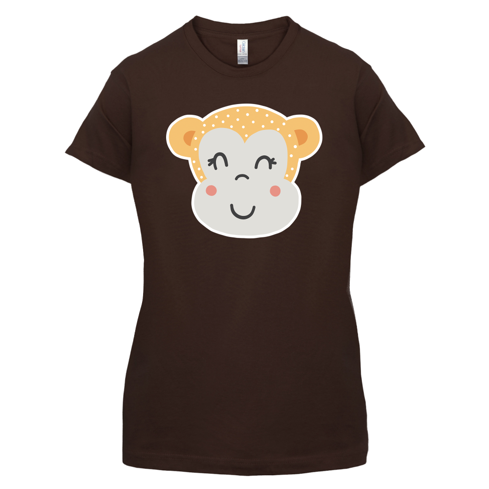 Smiley Face Monkey  T Shirt