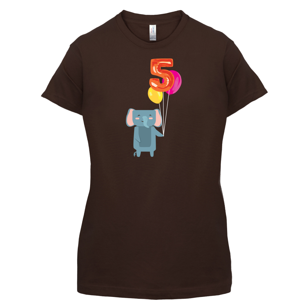 5th Birthday Elephant T Shirt