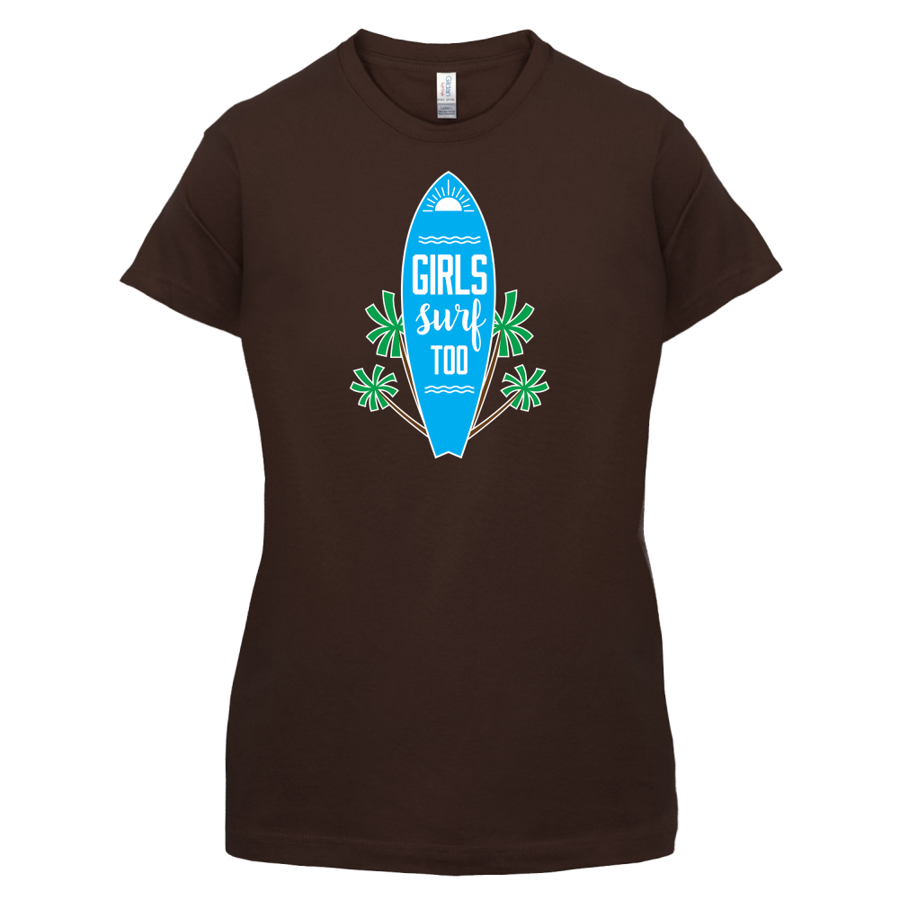 Girls Surf Too T Shirt
