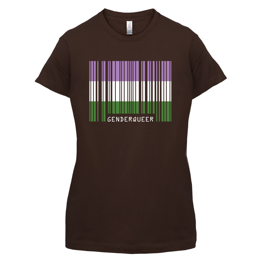 LGBT Barcode Flags - Gender Queer T Shirt