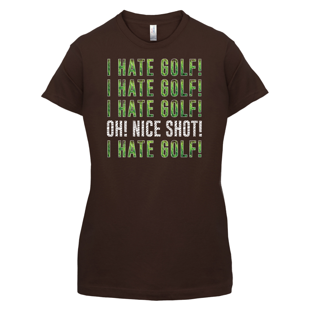 I Hate Golf T Shirt