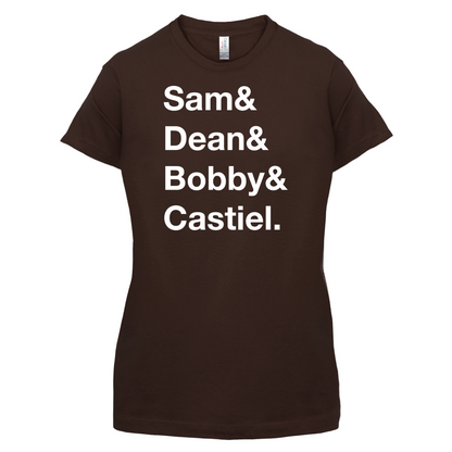 Sam & Dean & Bobby & Castiel T Shirt