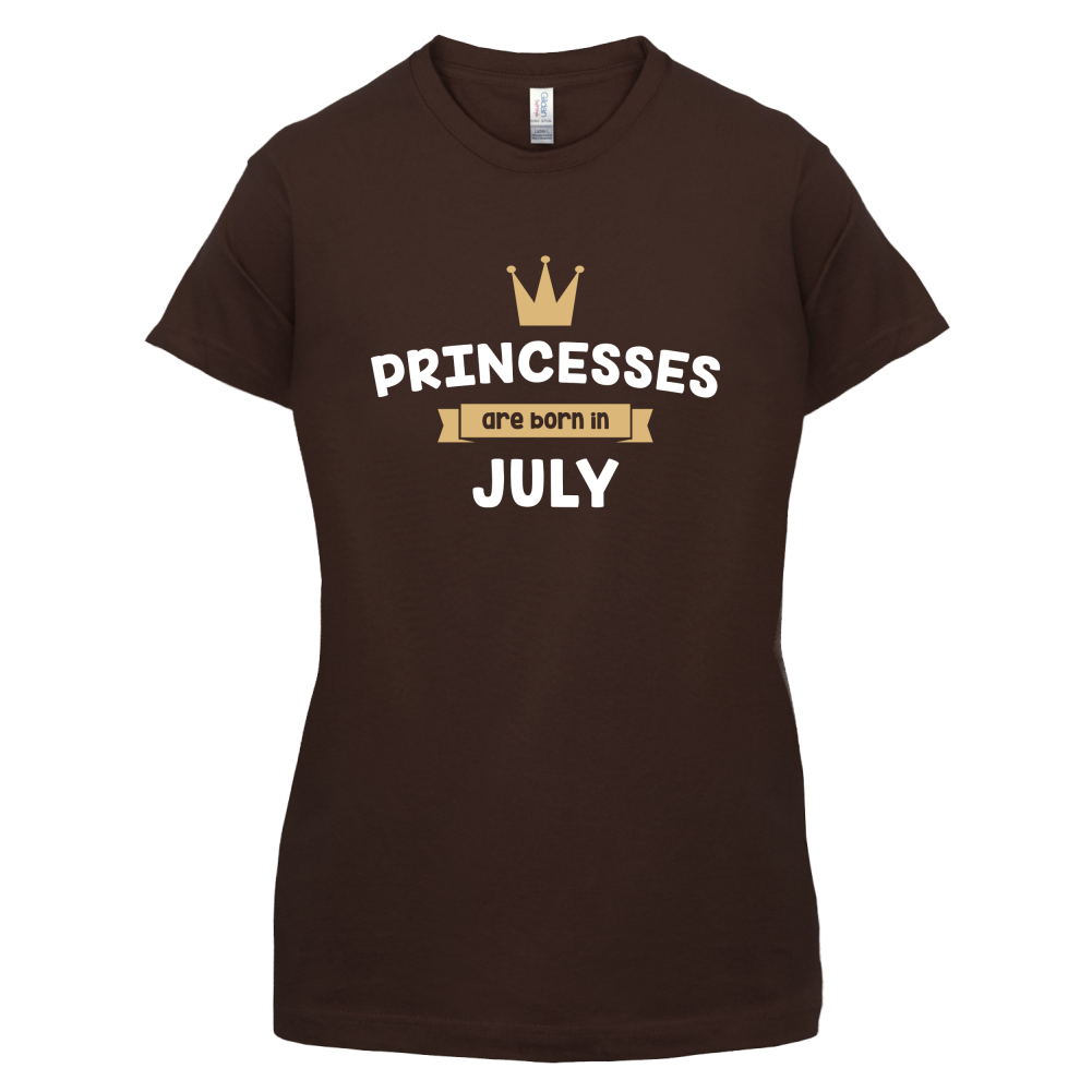 Princesses Are Born In July T Shirt
