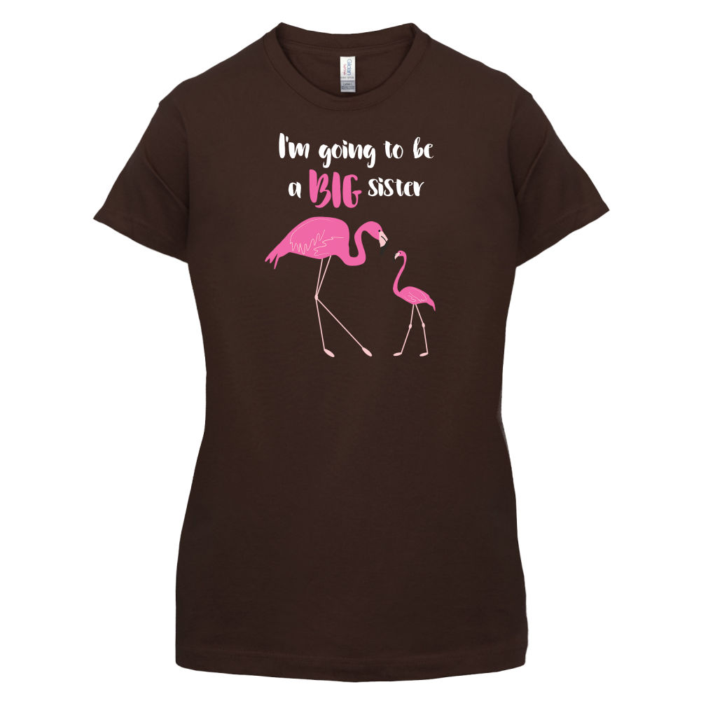 Big Sister Flamingo  T Shirt