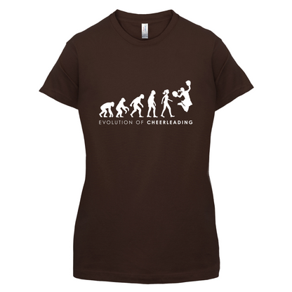 Evolution Of Woman Cheerleading T Shirt