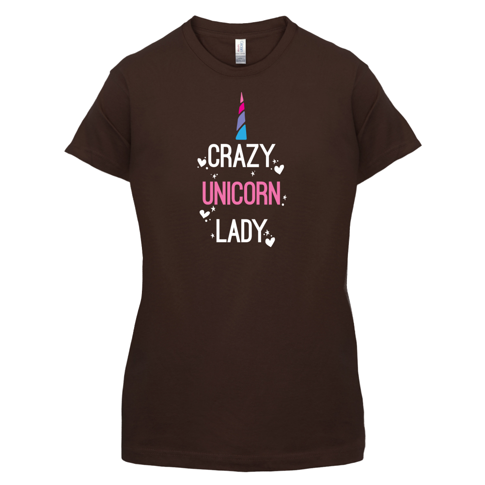 Crazy Unicorn Lady T Shirt