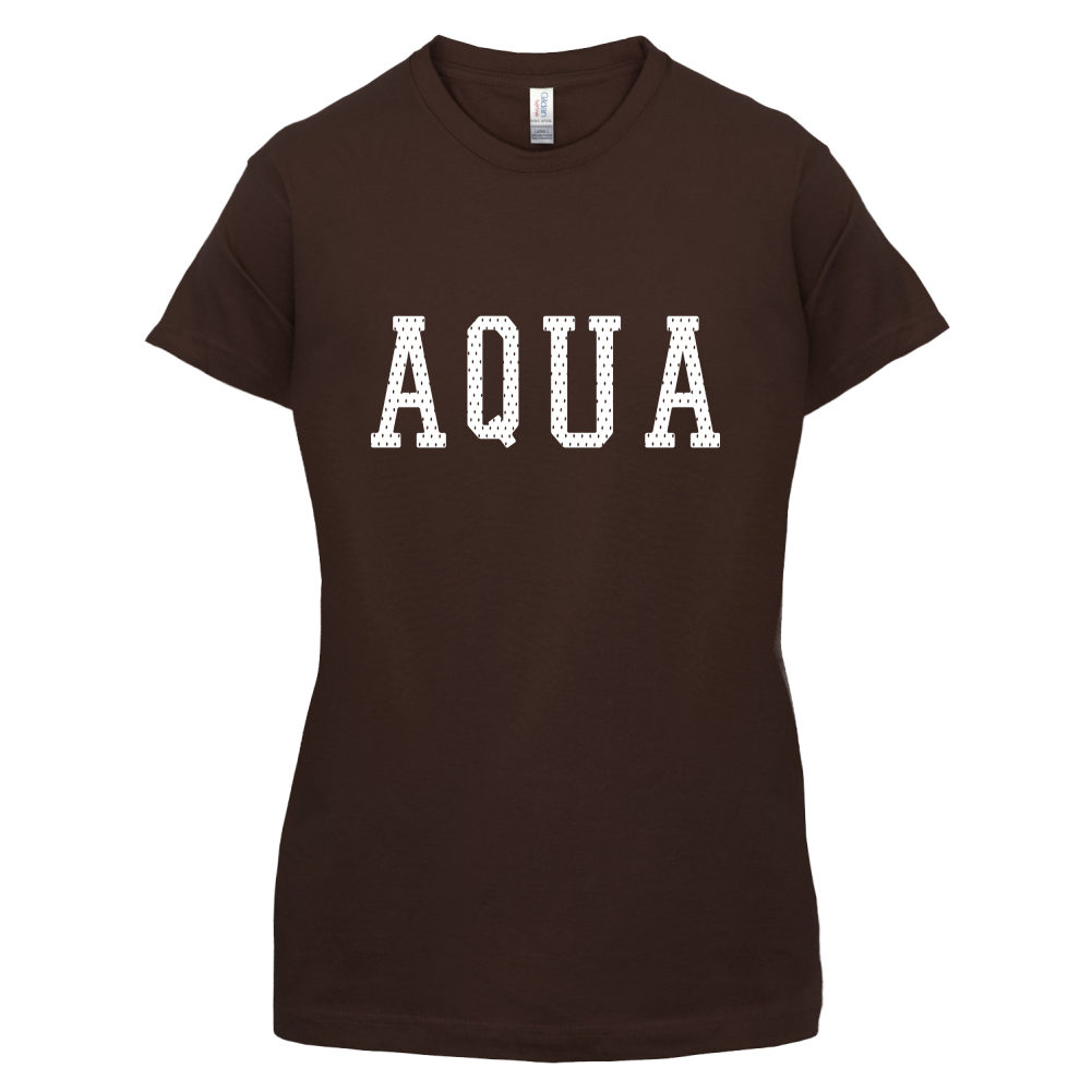 Justcie Aqua College Style T Shirt