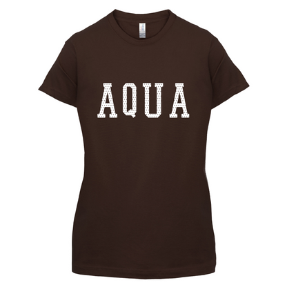 Justcie Aqua College Style T Shirt