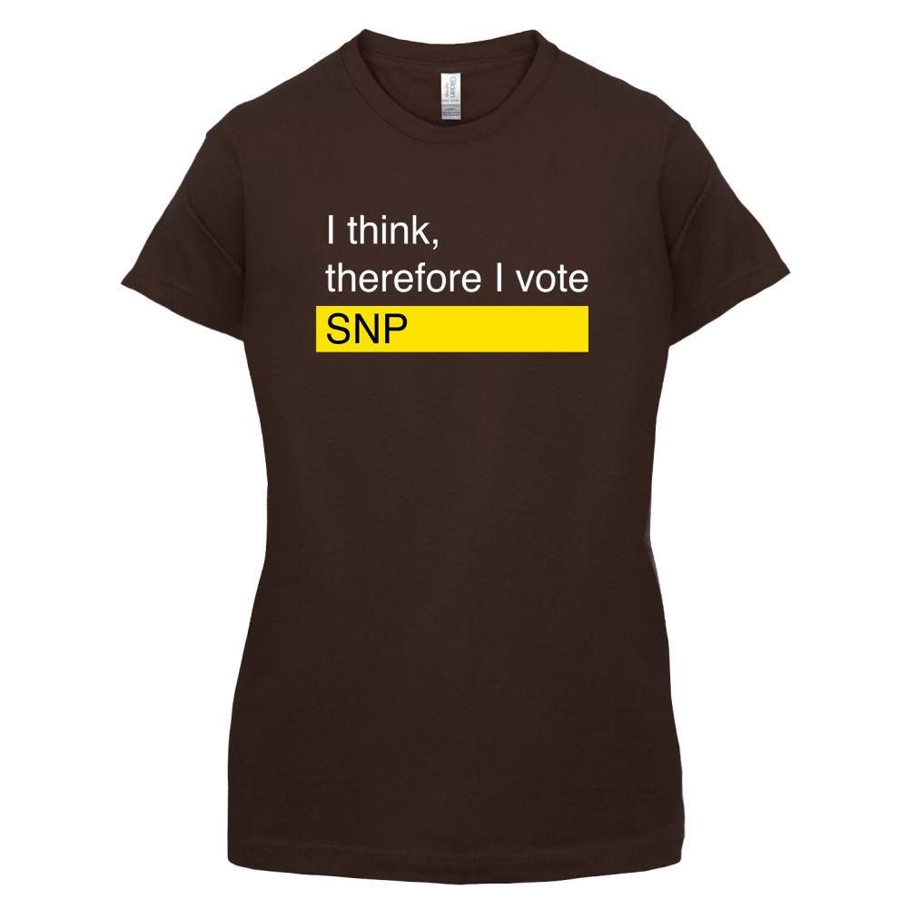 I think, therefore I vote SNP T Shirt
