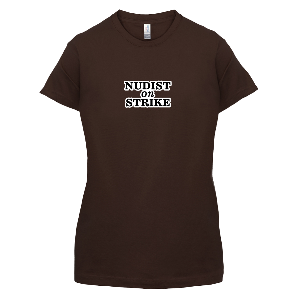 Nudist On Strike T Shirt