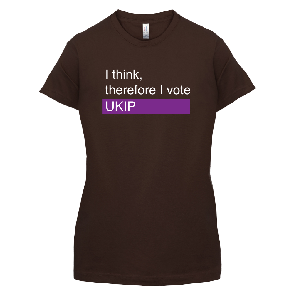 I think, therefore I vote UKIP T Shirt