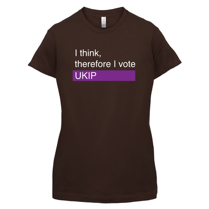 I think, therefore I vote UKIP T Shirt