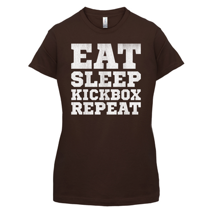Eat Sleep Kickbox REPEAT T Shirt