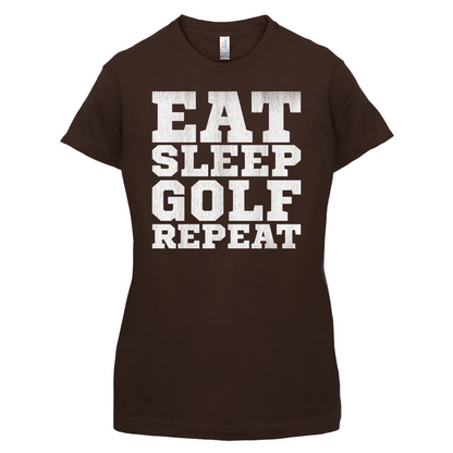 Eat Sleep Golf REPEAT T Shirt